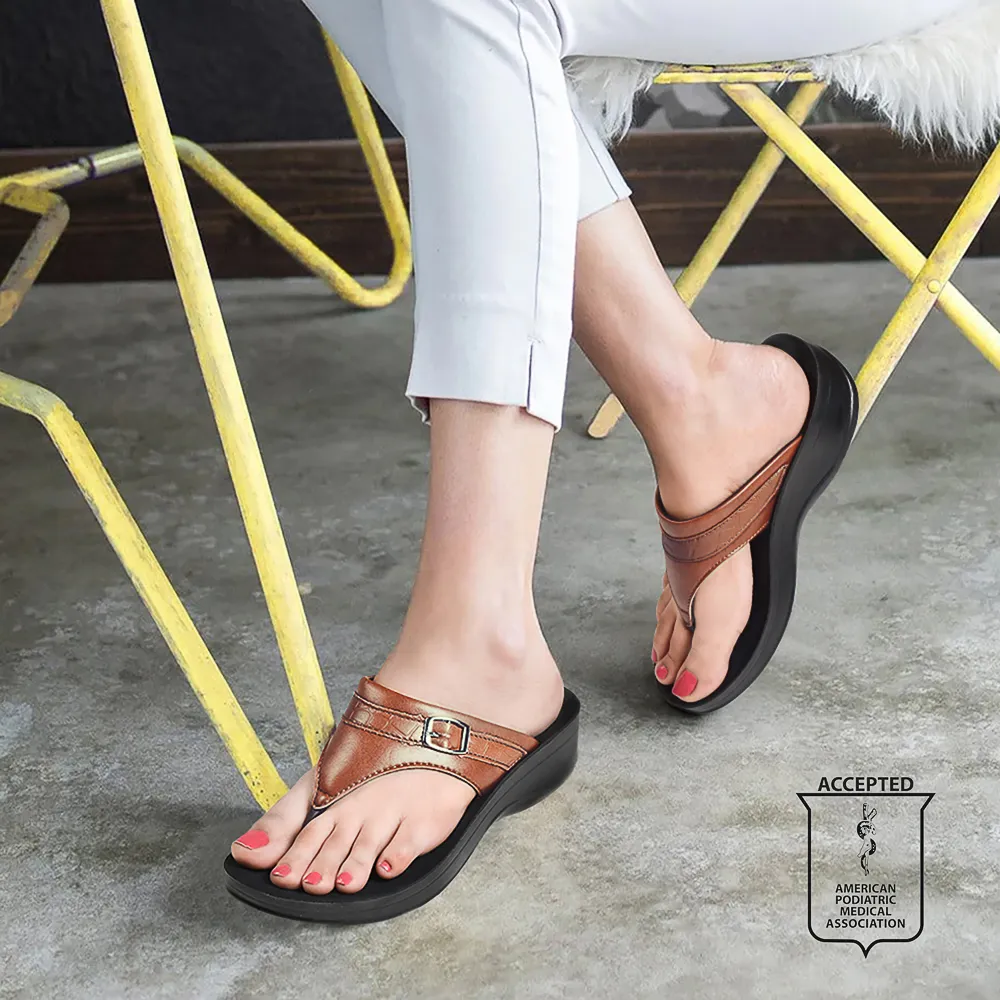 【Aerothotic 羅素】MIRAGE 人字高底夾腳拖鞋(紅) 歷史價格詳細信息