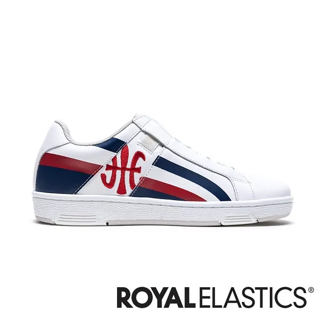 Royal Elastics 休閒鞋 Icon Cross 白 紅 藍 彈力帶 皮革 男鞋 【ACS】 01931051 歷史價格詳細信息