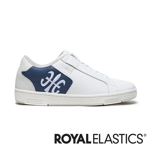 Royal Elastics Adelaide 休閒鞋 白 深藍 彈力帶 無鞋帶 皮革 男鞋【ACS】 02631050 歷史價格詳細信息
