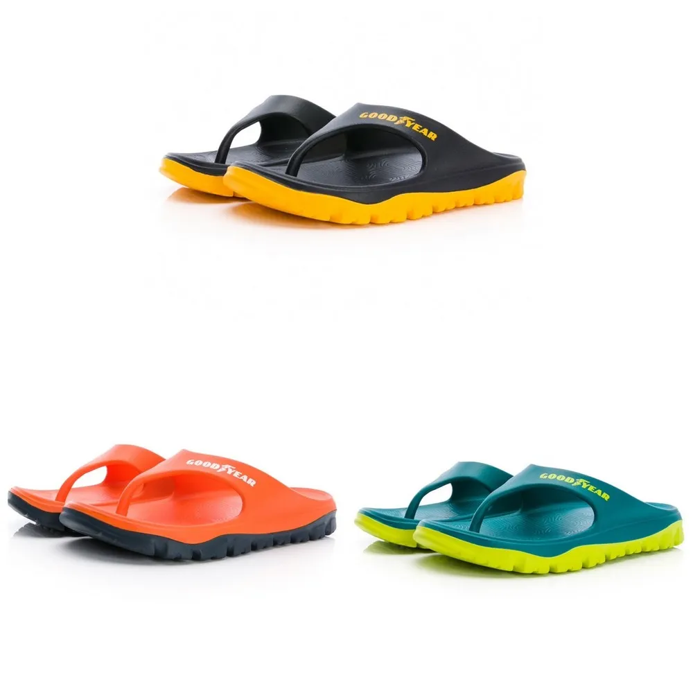 【GOODYEAR 固特異】悍徒II 雙密度越野拖鞋/男款 寬楦 足弓支撐 舒適 黑黃(GAML43300) 歷史價格詳細信息