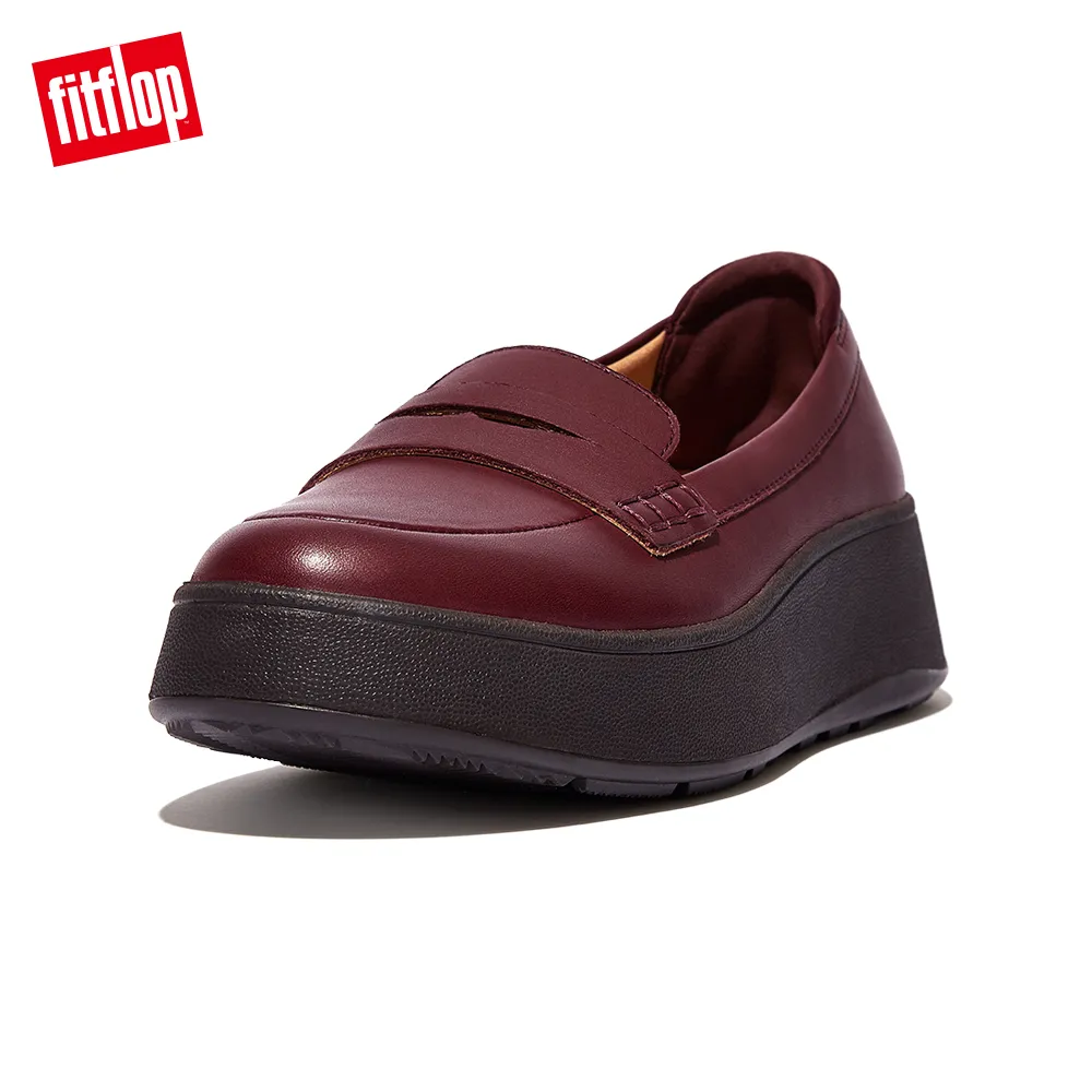 【FitFlop】F-MODE LEATHER FLATFORM PENNY LOAFERS厚底樂福鞋-女(拿鐵棕褐色) 歷史價格詳細信息