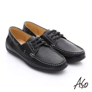 A.S.O 輕量抗震 油感牛皮綁帶奈米紳士休閒鞋-橄欖綠 歷史價格詳細信息