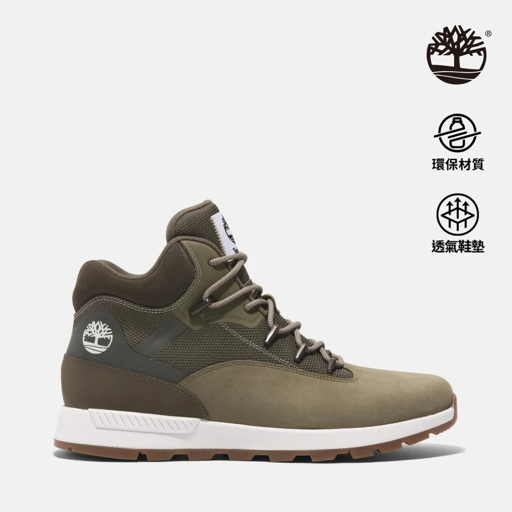 【Timberland】男款橄欖綠中筒健行鞋(A6BNNEO8) 歷史價格詳細信息