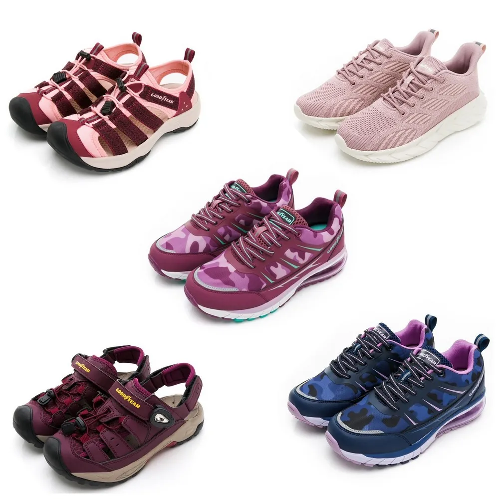 【GOODYEAR 固特異】護趾束扣運動涼鞋/童 舒適 安全 快速穿脫 黑(閃耀星光GAKS38910) 歷史價格詳細信息