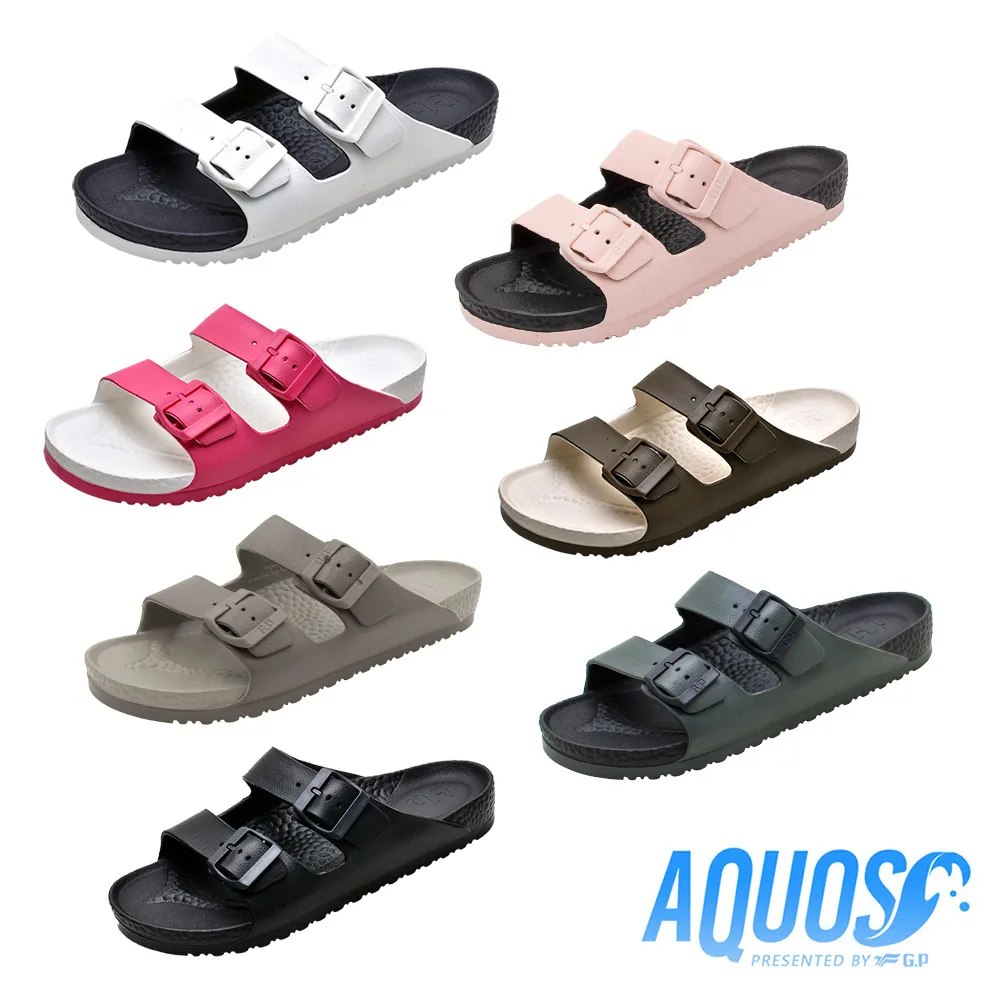 【G.P】AQUOS 雙硬度柏肯防水拖鞋 A5115-10 黑色 (SIZE:36-44 共七色) 歷史價格詳細信息