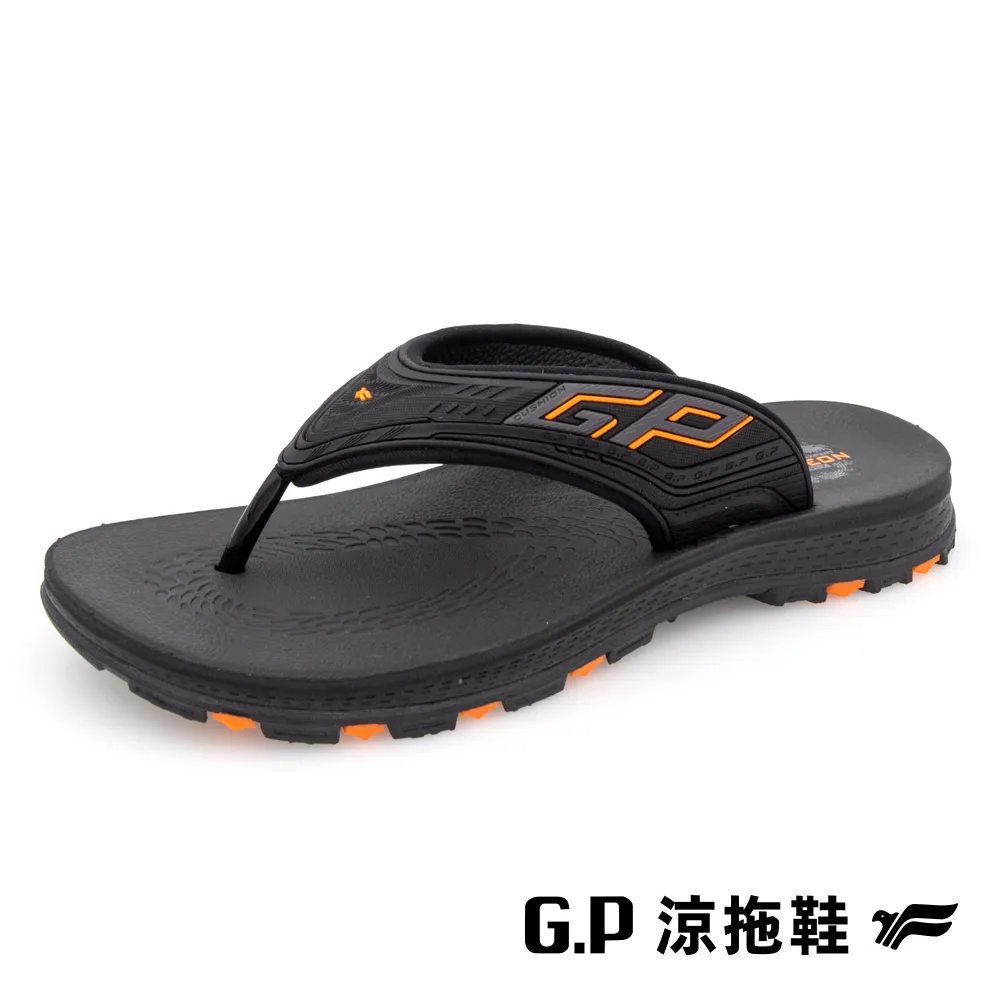 【G.P】男款高緩震耐用人字拖鞋 G3757M-10 黑色 (SIZE:39-45 共三色) 歷史價格詳細信息