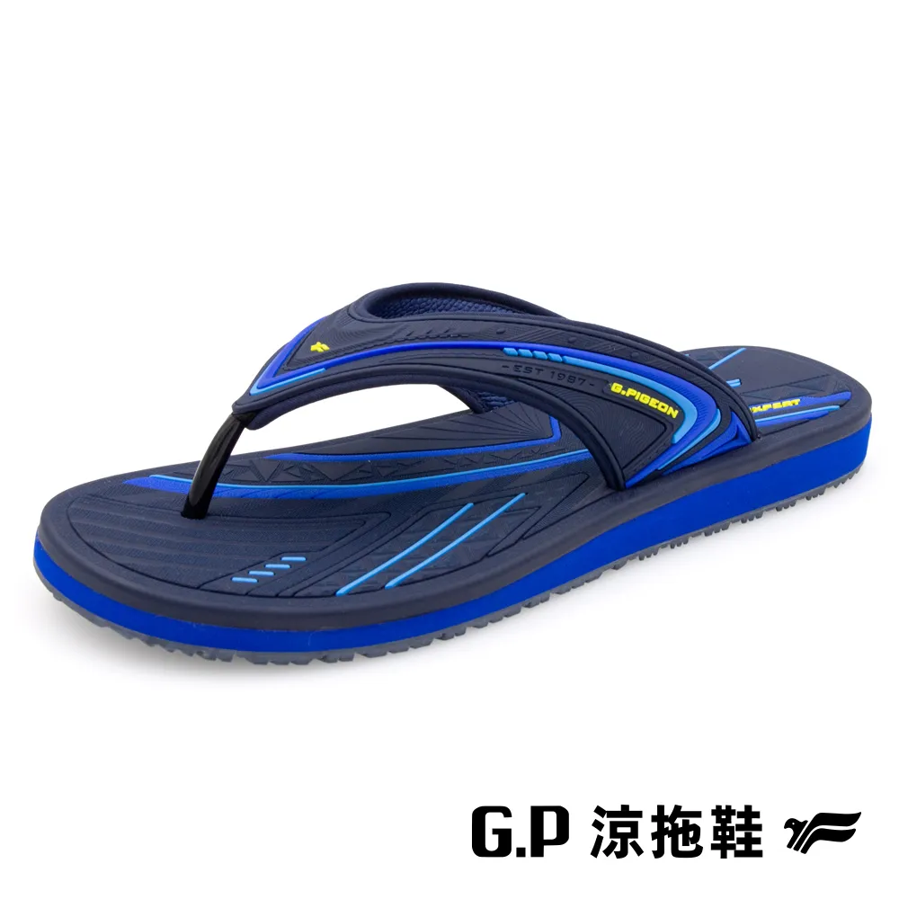 【G.P】男款高緩震耐用人字拖鞋 G3757M-10 黑色 (SIZE:39-45 共三色) 歷史價格詳細信息