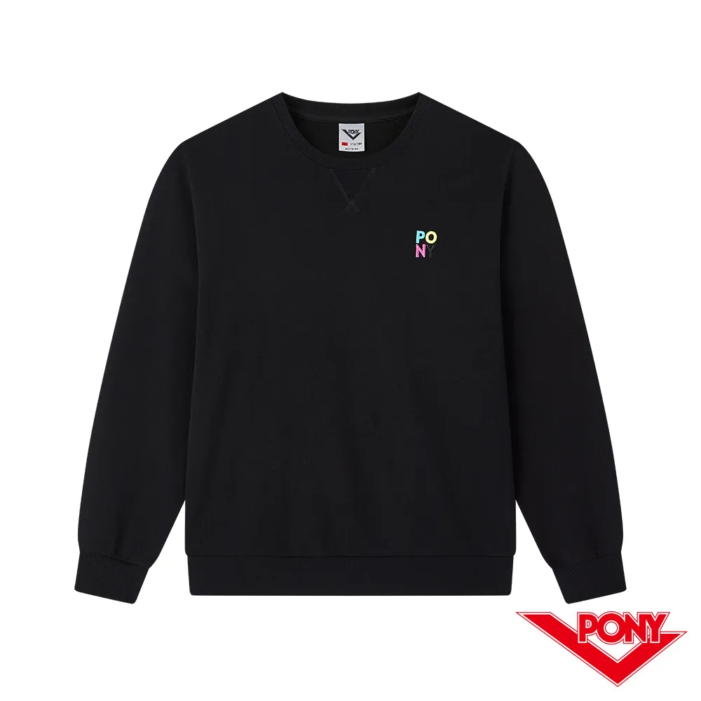 PONY 長袖素色大學帽T-男女款-藍/粉/黃 歷史價格詳細信息