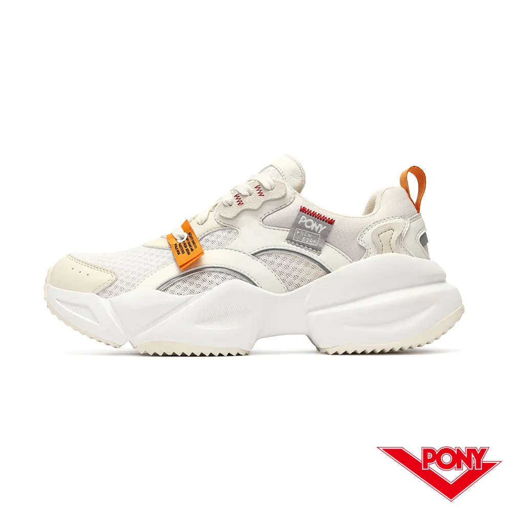 【PONY】NS501潮流慢跑鞋 清新感 中性款 女鞋 -米/ 卡其(輕量Q彈大底慢跑鞋) 歷史價格詳細信息