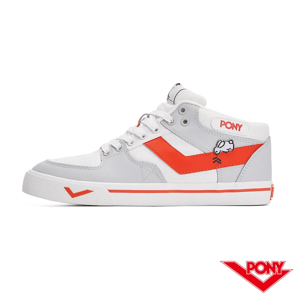 【PONY】ATOP 滑板鞋 遊戲塗鴉 中筒 - 男女鞋-白 歷史價格詳細信息