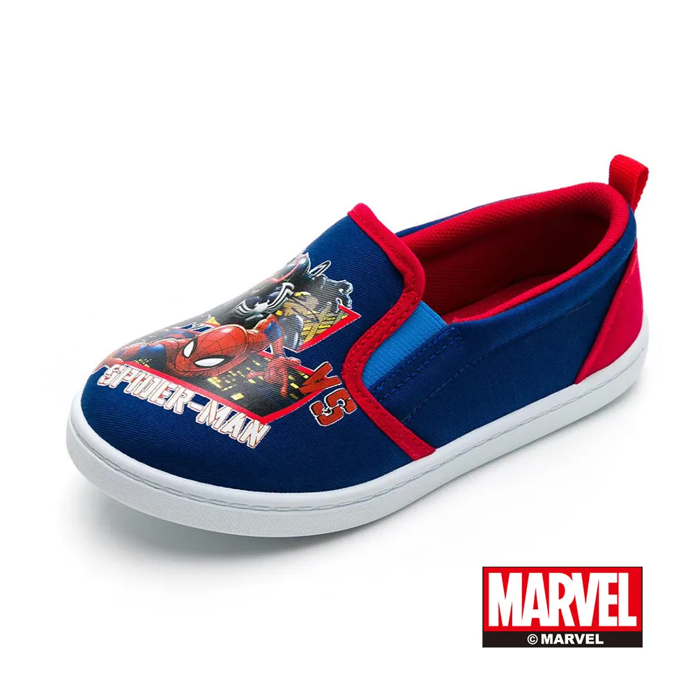 【Marvel 漫威】童鞋 蜘蛛人 勃肯拖鞋/輕量 透氣 好穿脫 台灣製 藍(MNKS45006) 歷史價格詳細信息