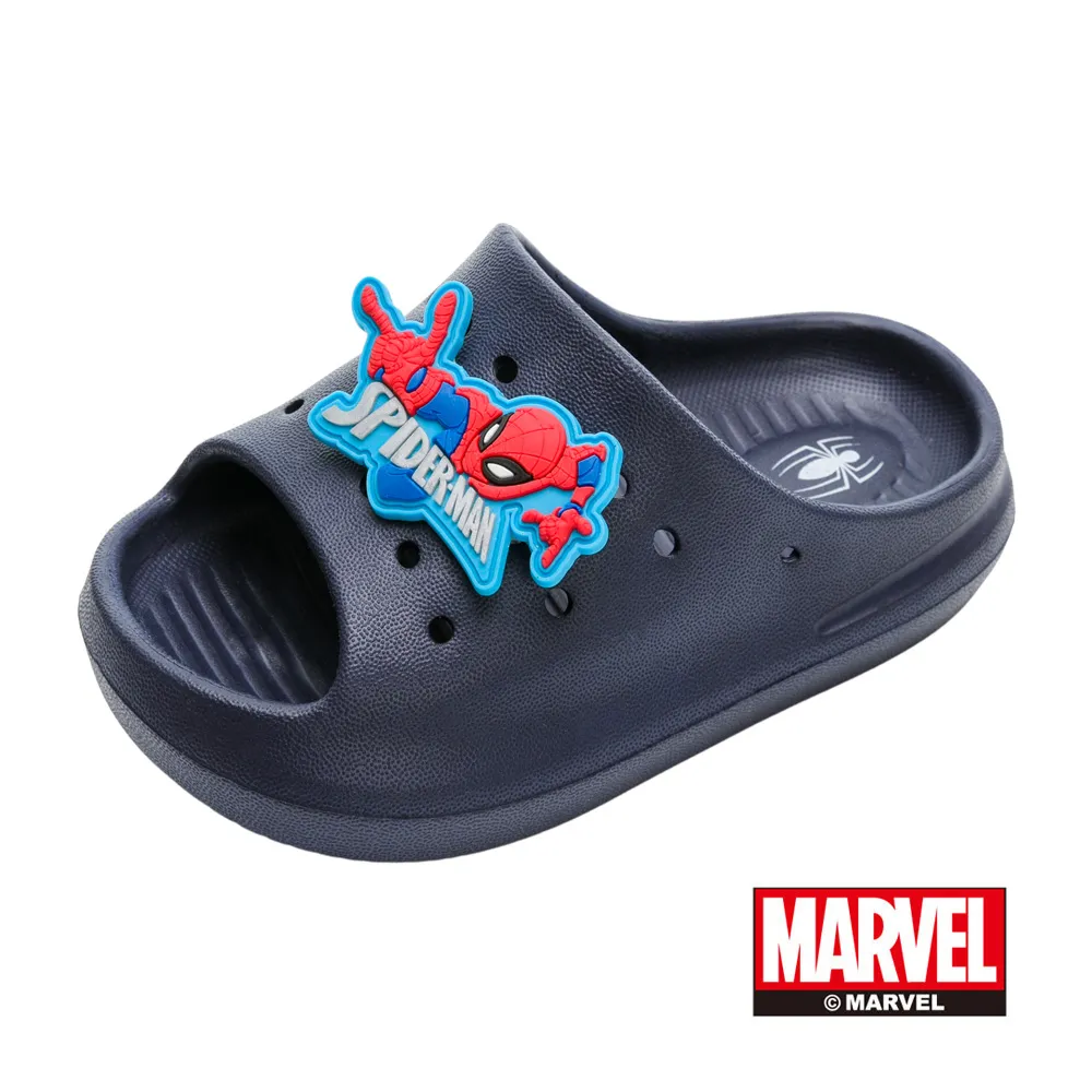 漫威 蜘蛛人童鞋 拖鞋 二穿鞋 休閒鞋 布希鞋 園丁鞋 舒適 透氣 藍 MNKS99076 歷史價格詳細信息