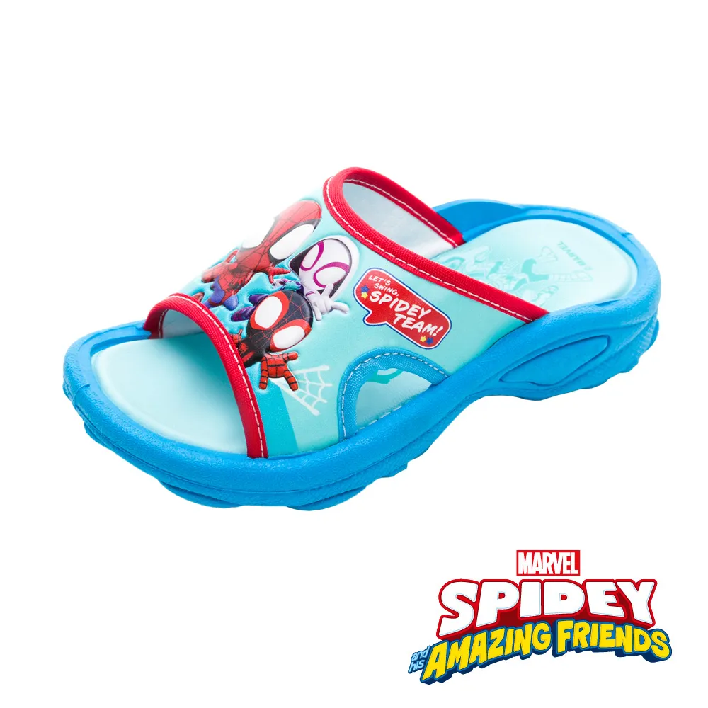 漫威 蜘蛛人童鞋 拖鞋 二穿鞋 休閒鞋 布希鞋 園丁鞋 舒適 透氣 藍 MNKS99076 歷史價格詳細信息