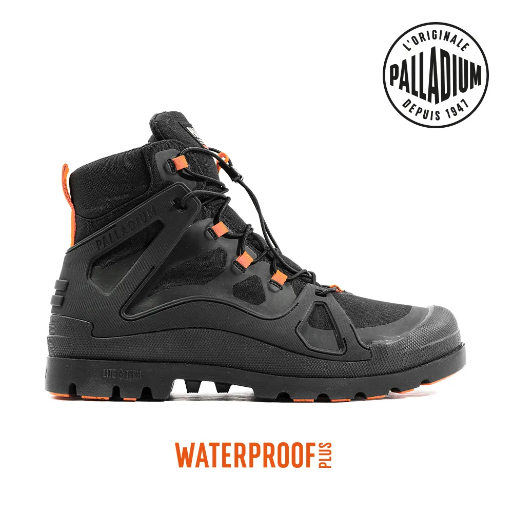 Palladium PAMPA LITE+ 黑橘 休閒 防水靴 男款 B4541【新竹皇家08845-075】 歷史價格詳細信息