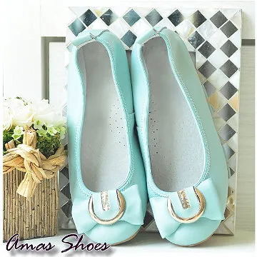＊Amas＊軟軟好穿‧花瓣蝴蝶結超軟牛皮圓頭娃娃鞋＊６種色系【WH729】 歷史價格詳細信息