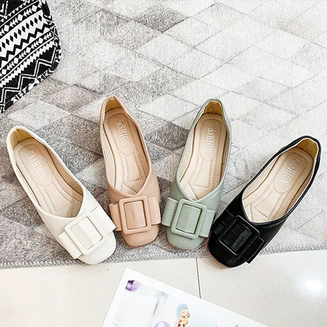 【韓國K.W.】Y7216穆勒款桃腮杏臉淑女鞋(通勤鞋/懶人鞋/樂福鞋/平底鞋) 歷史價格詳細信息