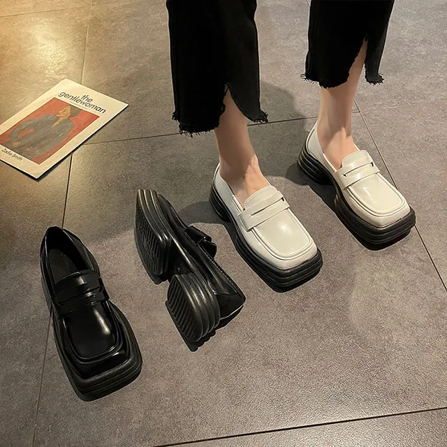 【韓國K.W.】現貨Y6342簡約玩美方頭平底鞋(懶人鞋/樂福鞋/平底鞋/增高) 歷史價格詳細信息