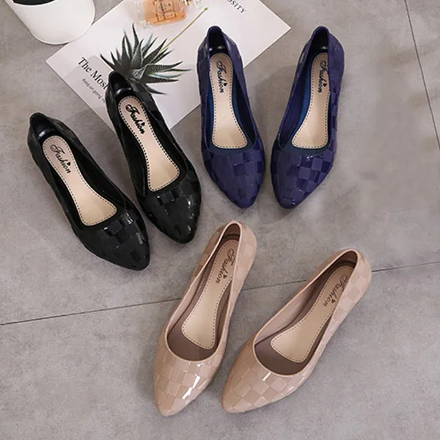 【韓國K.W.】Y7265明星珠光寶氣軟底包鞋(防水鞋/通勤鞋/懶人鞋/樂福鞋/平底鞋) 歷史價格詳細信息