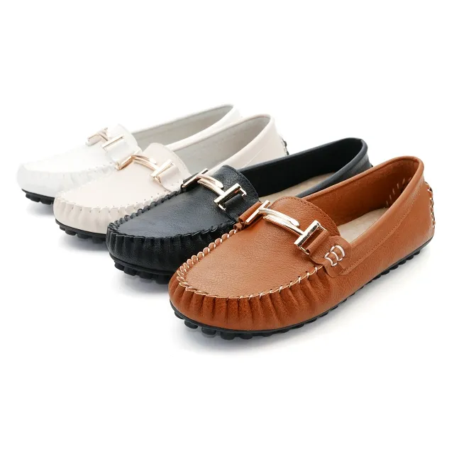 (101玩shoes) MIT溫柔包覆舒適柔軟樂福鞋-白色37 歷史價格詳細信息