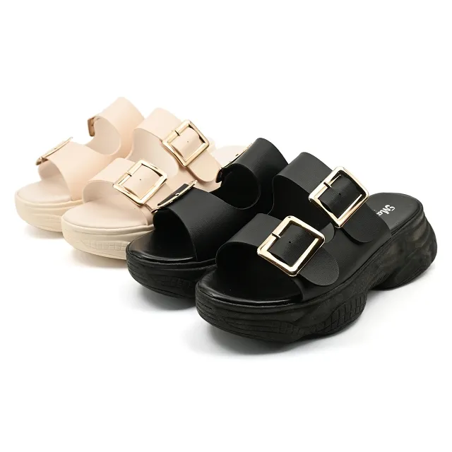 MIT寬版斜交叉帶平底涼鞋【TT2 shoes】女鞋 歷史價格詳細信息