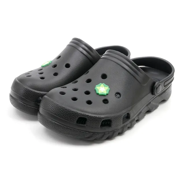 【101玩Shoes】MIT 防水柔軟前包後空平底工作鞋/廚師鞋-黑色 歷史價格詳細信息