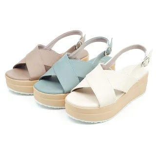 MIT寬版斜交叉帶平底涼鞋【TT2 shoes】女鞋 歷史價格詳細信息