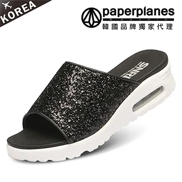【Paperplanes】韓國空運。寬帶自黏男女款5CM舒壓涼拖鞋/大尺碼/版型正常(7-1530/3色-現+預) 歷史價格詳細信息