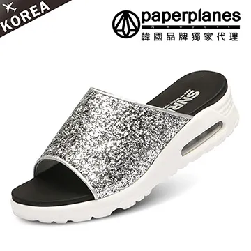【Paperplanes】韓國空運。寬帶自黏男女款5CM舒壓涼拖鞋/大尺碼/版型正常(7-1530/3色-現+預) 歷史價格詳細信息
