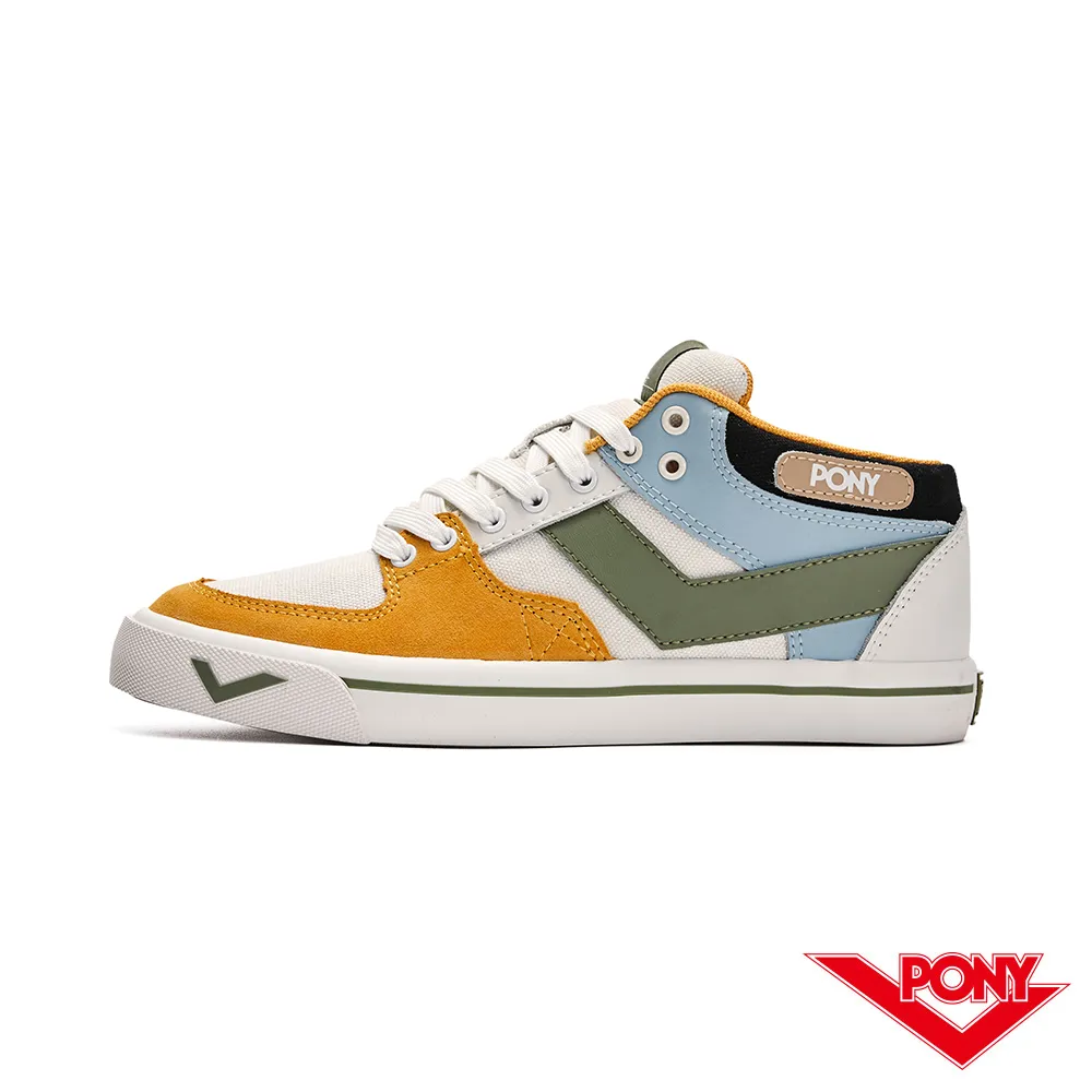 【PONY】ATOP 滑板鞋 遊戲塗鴉 中筒 - 男女鞋-白 歷史價格詳細信息