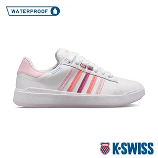 K-SWISS Pershing Court Light DS WP防水運動鞋-女-白/夜幕藍 歷史價格詳細信息