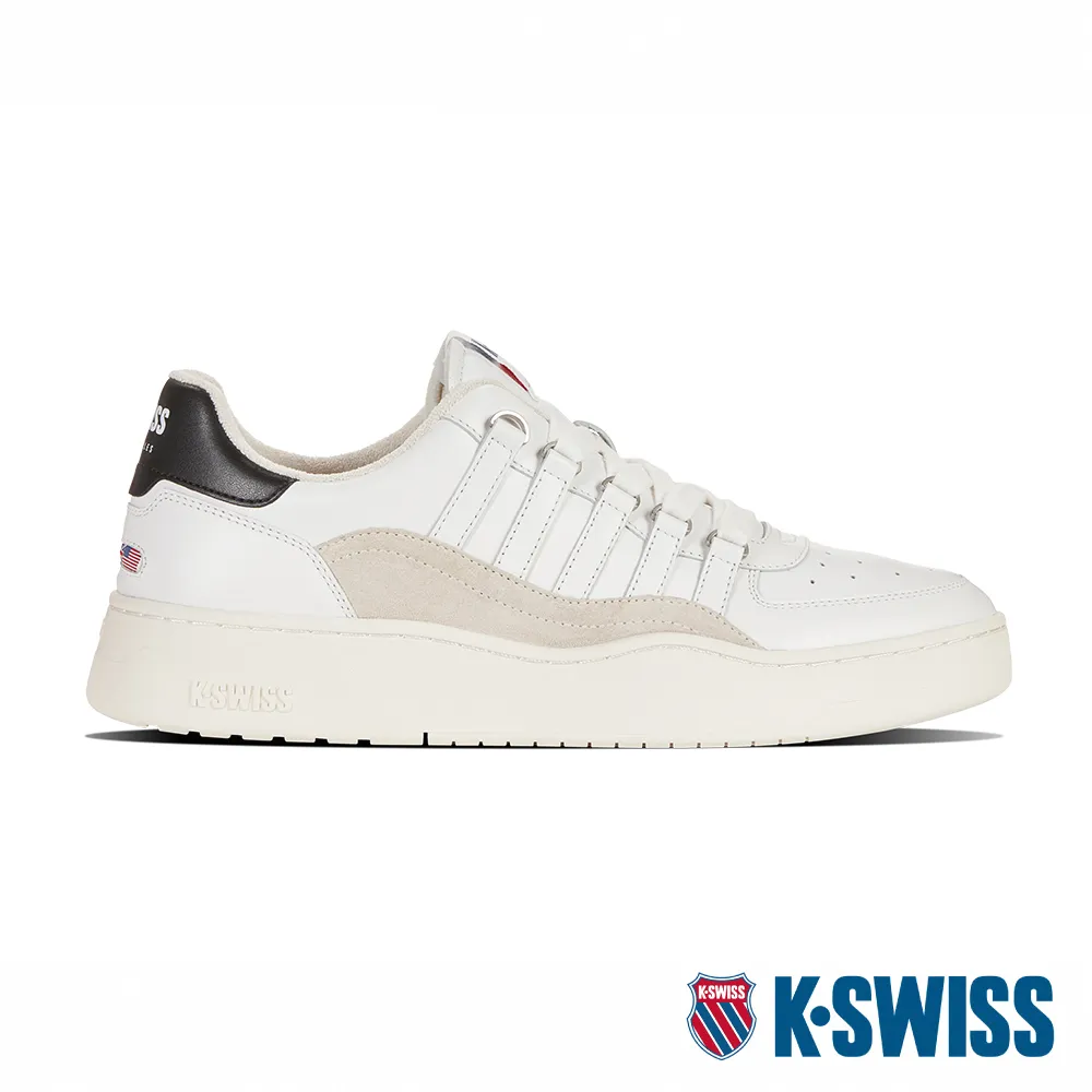 K-SWISS Cannoncourt C LTH時尚運動鞋-男-米白/黑 歷史價格詳細信息