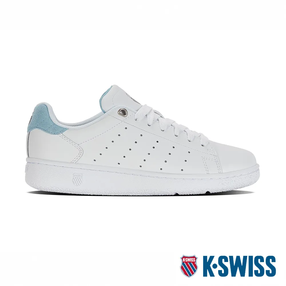 K-swiss Classic 白色 皮質 防水 休閒運動鞋 男款 NO.B1411【新竹皇家 06782-101】 歷史價格詳細信息
