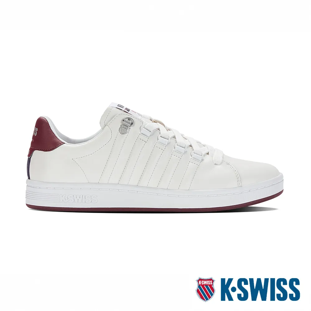 K-swiss Lozan 白紅藍 皮質 小白鞋 休閒鞋 男款 NO.B2642【新竹皇家 07263-116】 歷史價格詳細信息