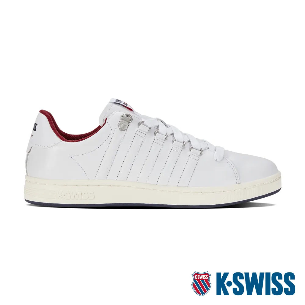 K-swiss Lozan 白紅藍 皮質 小白鞋 休閒鞋 男款 NO.B2642【新竹皇家 07263-116】 歷史價格詳細信息