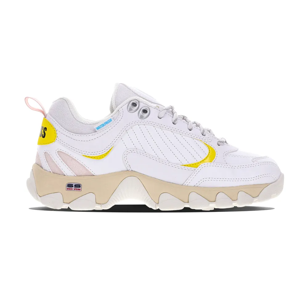 K-swiss 白/粉紅 防水 皮質 運動休閒鞋 女款 NO.J1191【新竹皇家96100-160】 歷史價格詳細信息