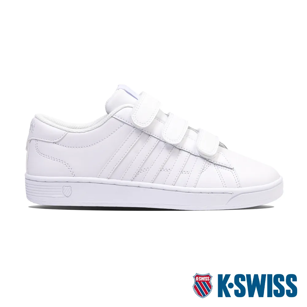 K-swiss Hoke 白色 皮革 魔鬼氈 休閒鞋 女款 J2081【新竹皇家99097-101】 歷史價格詳細信息