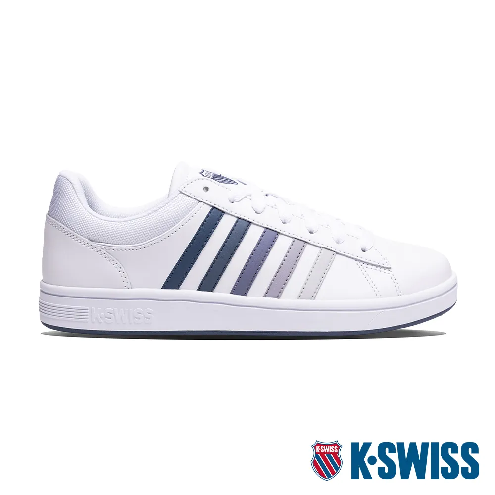 K-SWISS Court Winston II時尚運動鞋-男-白/藍漸層 歷史價格詳細信息
