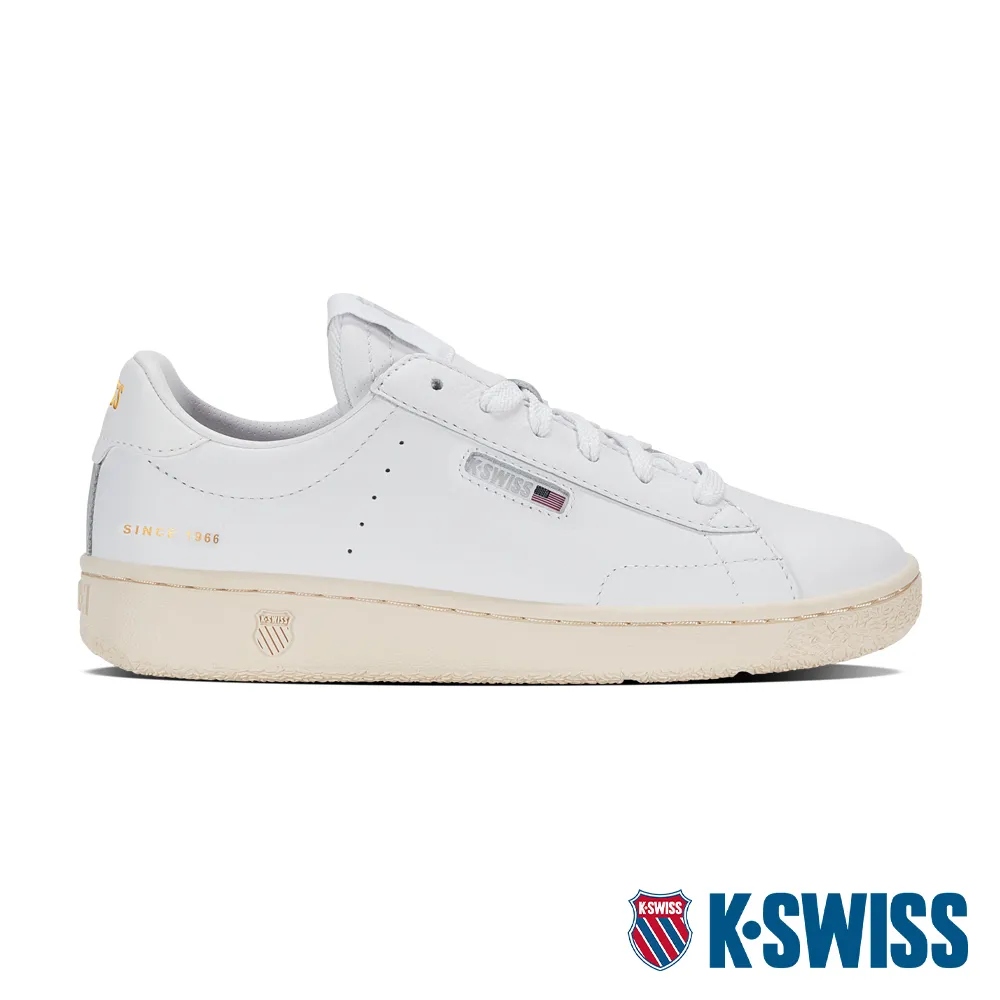 K-SWISS Slammklub CC時尚運動鞋-女-白/玫瑰粉 歷史價格詳細信息