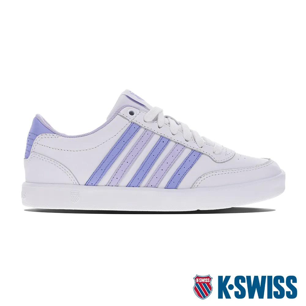 K-SWISS Court Lite CMF時尚運動鞋-女-白/藍/紅 歷史價格詳細信息