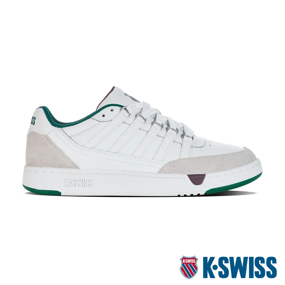 K-SWISS Set Pro時尚運動鞋-男-白/綠 價格比較,價格查詢,歷史價格詳細信息