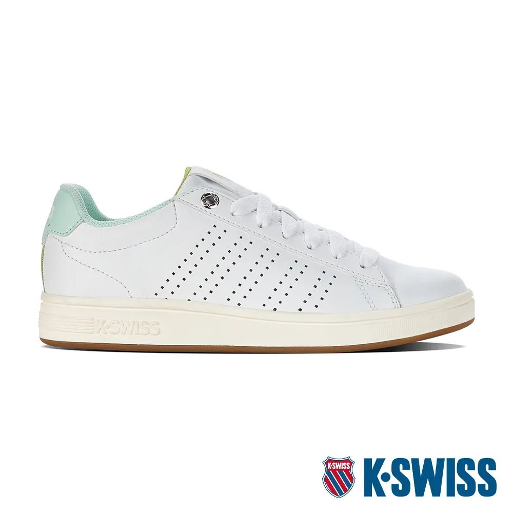 K-SWISS Base Court時尚運動鞋-男-白/藍 歷史價格詳細信息