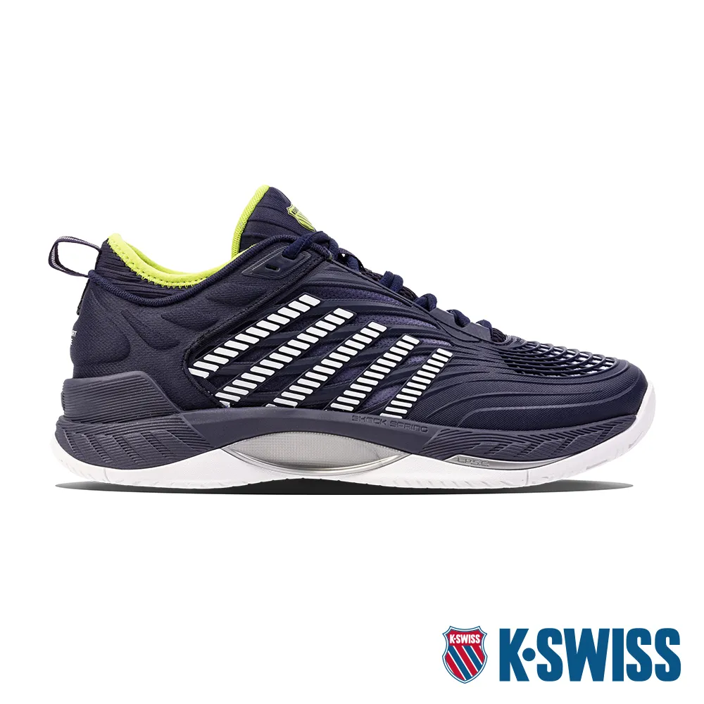 K-SWISS Hypercourt Supreme輕量進階網球鞋-男-黑/霓綠 歷史價格詳細信息