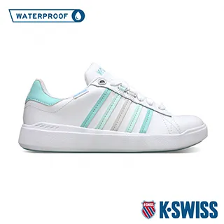 K-SWISS Pershing Court Light DS WP防水運動鞋-女-白/夜幕藍 歷史價格詳細信息