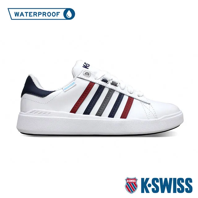 K-SWISS Pershing Court Light DS WP防水運動鞋-女-白/夜幕藍 歷史價格詳細信息