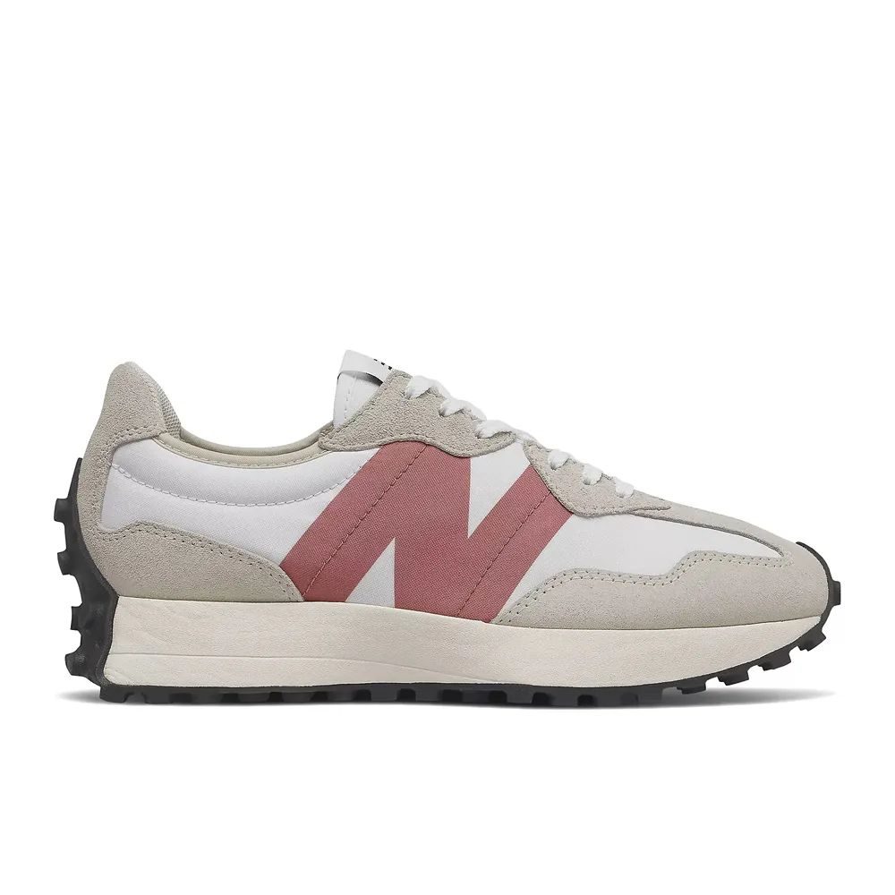 NEW BALANCE 327 粉紅 粉白 大N 麂皮 復古 休閒 慢跑鞋 NB327 女鞋 歷史價格詳細信息