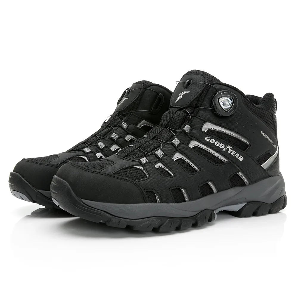 GOODYEAR 旋轉扣防水戶外鞋 夜間反光 Q彈乳膠鞋墊 抓地耐磨橡膠底 野外叢林 男段 沙色GAMO43421 歷史價格詳細信息