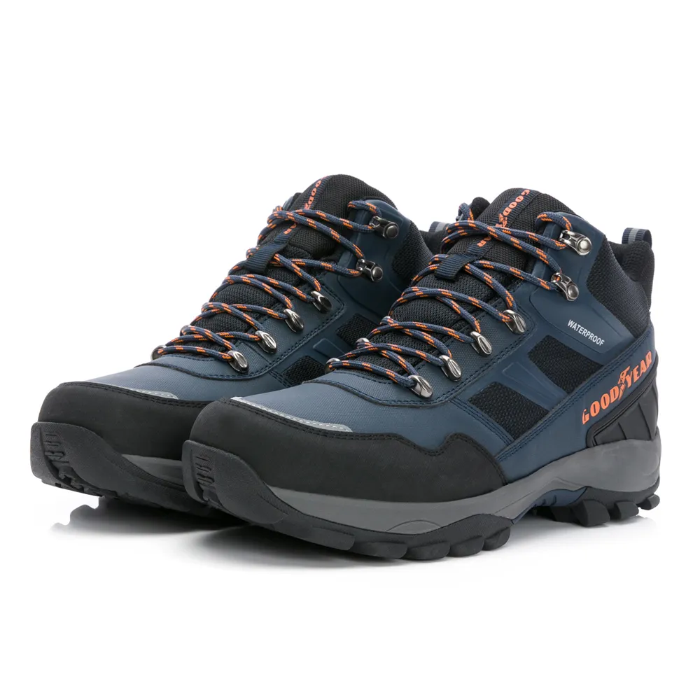 【GOODYEAR 固特異】動態防水轉扣戶外鞋/男款 抓地 耐磨 防水 藍(野外叢林-GAMO43426) 歷史價格詳細信息