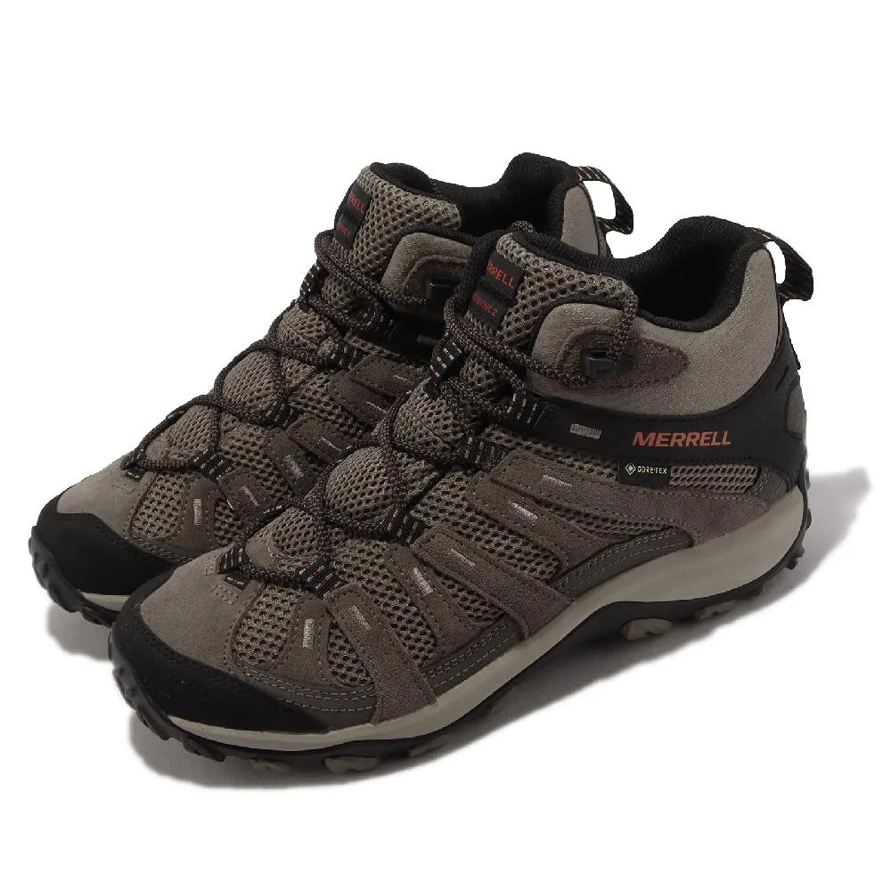Merrell 戶外鞋 Alverstone Mid GTX 灰 黑 男鞋 登山鞋 防水【ACS】 ML036209 歷史價格詳細信息