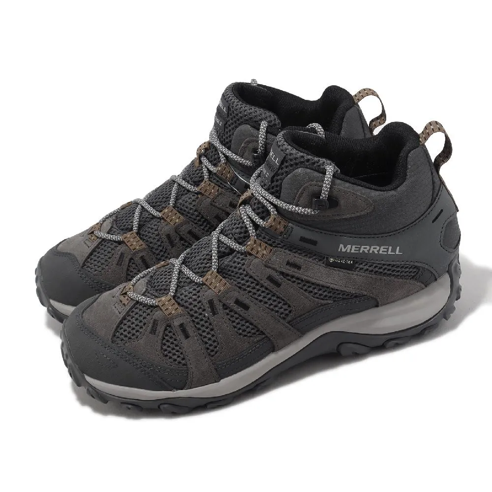 Merrell 戶外鞋 Alverstone Mid GTX 灰 黑 男鞋 登山鞋 防水【ACS】 ML036209 歷史價格詳細信息