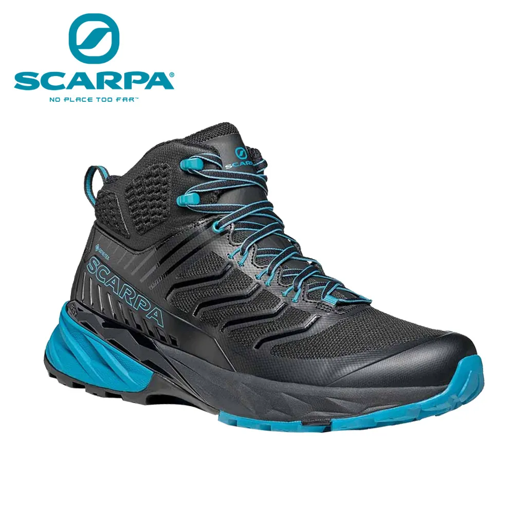 【 SCARPA 】原廠貨 中性 RUSH TRK GTX 中筒 防水登山鞋/百岳 深無菸煤灰-黑(63140-200) 歷史價格詳細信息